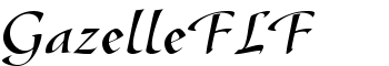 GazelleFLF font