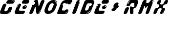 download GENOCIDE_RMX font