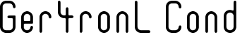 download Ger4ronL Cond font