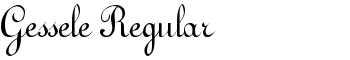 download Gessele Regular font