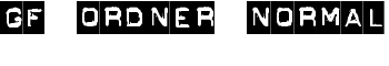 download GF Ordner Normal font