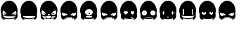 Ghost Smileys font