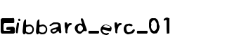 download Gibbard_erc_01 font