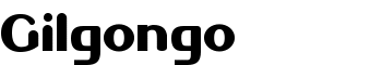 Gilgongo font