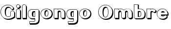 download Gilgongo Ombre font
