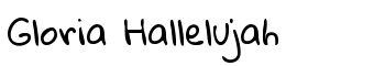 download Gloria Hallelujah font