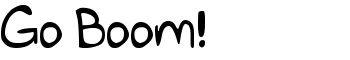 download Go Boom! font