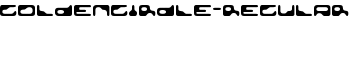 GoldenGirdle-Regular font