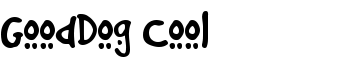 GoodDog Cool font