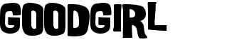 download GoodGirl font