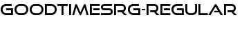 GoodTimesRg-Regular font