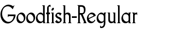 Goodfish-Regular font