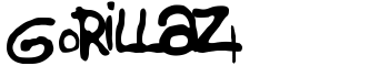 download Gorillaz1 font