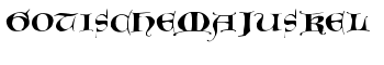 download GotischeMajuskel font