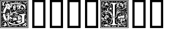 GoudyIni font