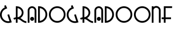 GradoGradooNF font