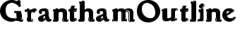 GranthamOutline font