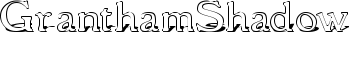 download GranthamShadow font