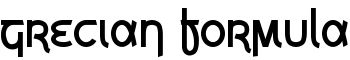 Grecian Formula font