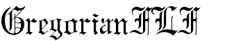 download GregorianFLF font