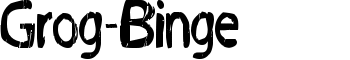 download Grog-Binge font