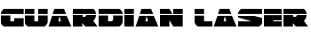 download Guardian Laser font