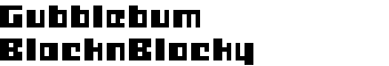 download Gubblebum BlacknBlocky font