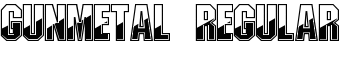 Gunmetal Regular font