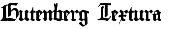 download Gutenberg Textura font