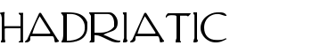 Hadriatic font