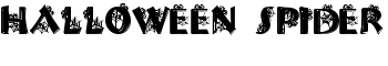 Halloween Spider font