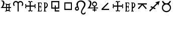 HamburgSymbols font