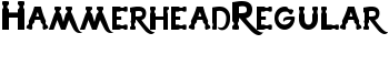 HammerheadRegular font