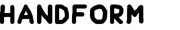 Handform font