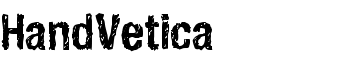 HandVetica font