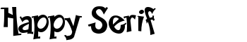 download Happy Serif font