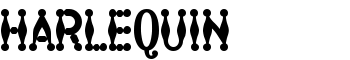 Harlequin font