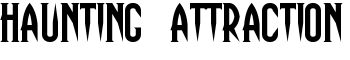 download Haunting Attraction font