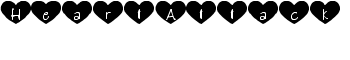 download HeartAttack font