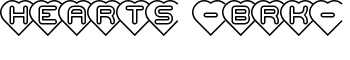 download Hearts -BRK- font