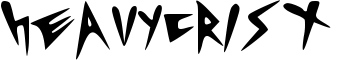 HEAVYCRIST font