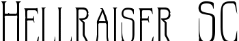Hellraiser SC font