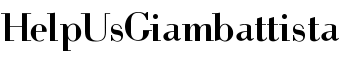 download HelpUsGiambattista font