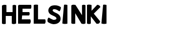 Helsinki font