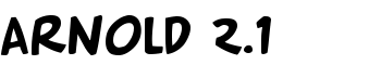 Arnold 2.1 font