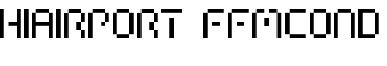 HIAIRPORT FFMCOND font