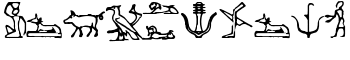 Hieroglify font