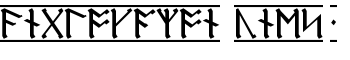 AngloSaxon Runes 1 font