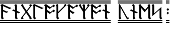 AngloSaxon Runes 2 font