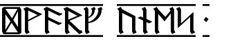 Dwarf Runes 1 font
